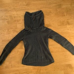 Last call! Columbia charcoal gray cowl neck sweater xs